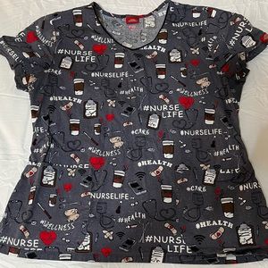 Dickies Nurse Life Scrub Top